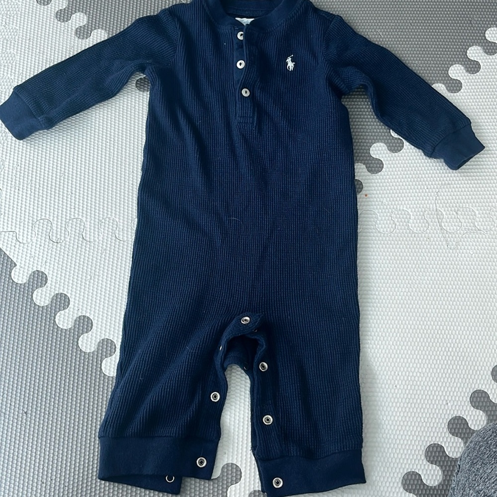 Worn once Ralph Lauren Polo onesie